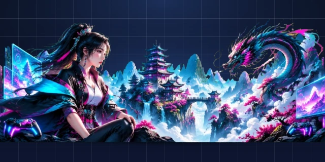 江山美景画